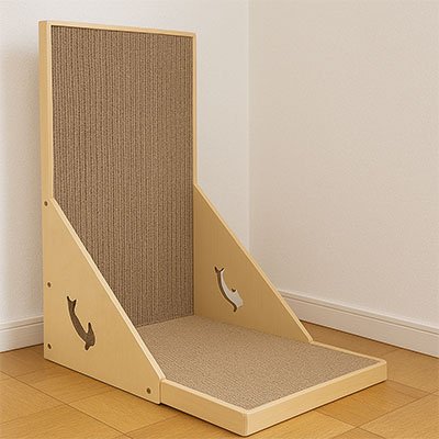 Griffoir pour chat en carton relaxant